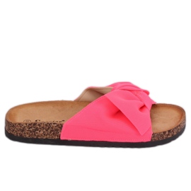 Zapatilla suela de corcho fucsia CK108 Fucsia rosado