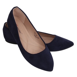 Bailarinas con puntera almendra azul marino CD52P Navy