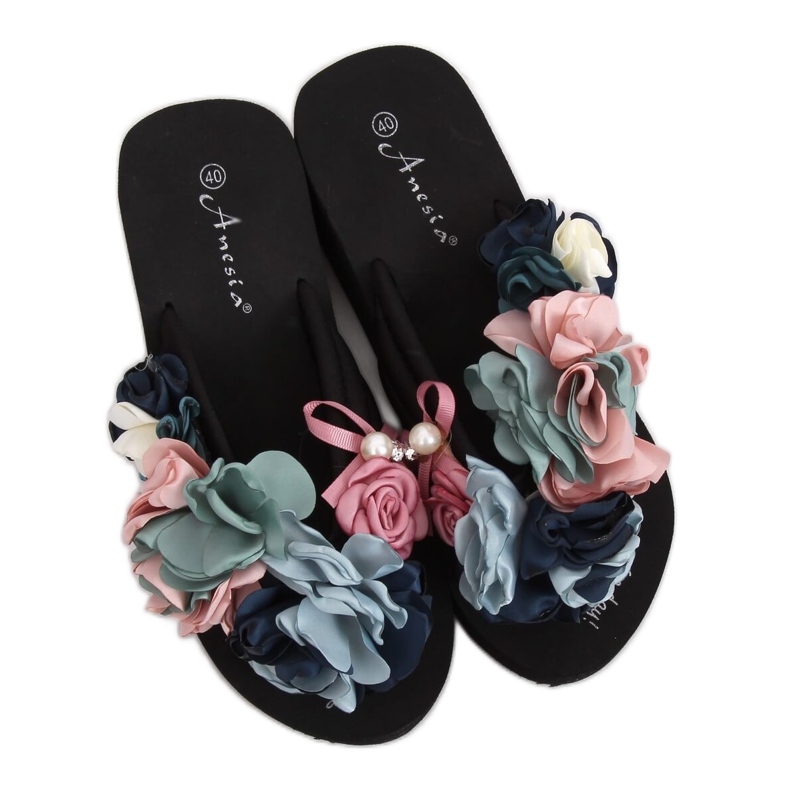 Negro N-31 Suelas de espuma negra multicolor Negro N-31 Suelas de espuma negra multicolor