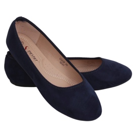 CD63P Navy bailarinas lisas azul marino
