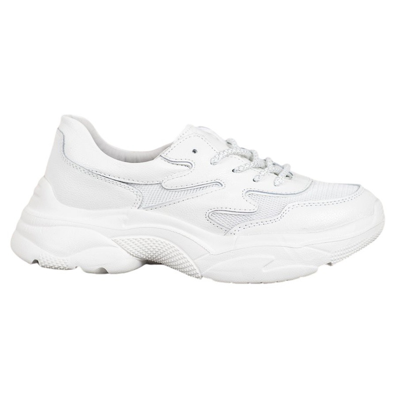 Filippo Zapatillas de cuero blancas blanco