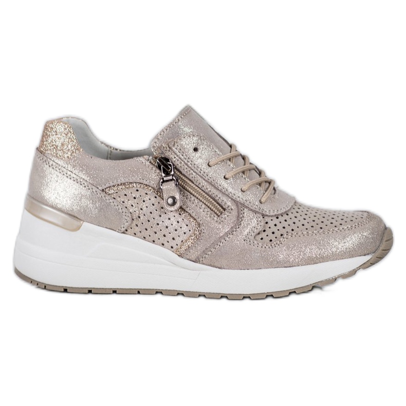 Filippo Zapatillas doradas con purpurina dorado