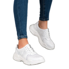 Filippo Zapatillas de cuero clásicas blanco