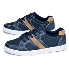 Zapatillas Kenny Casual Azul Marino Para Hombre marrón