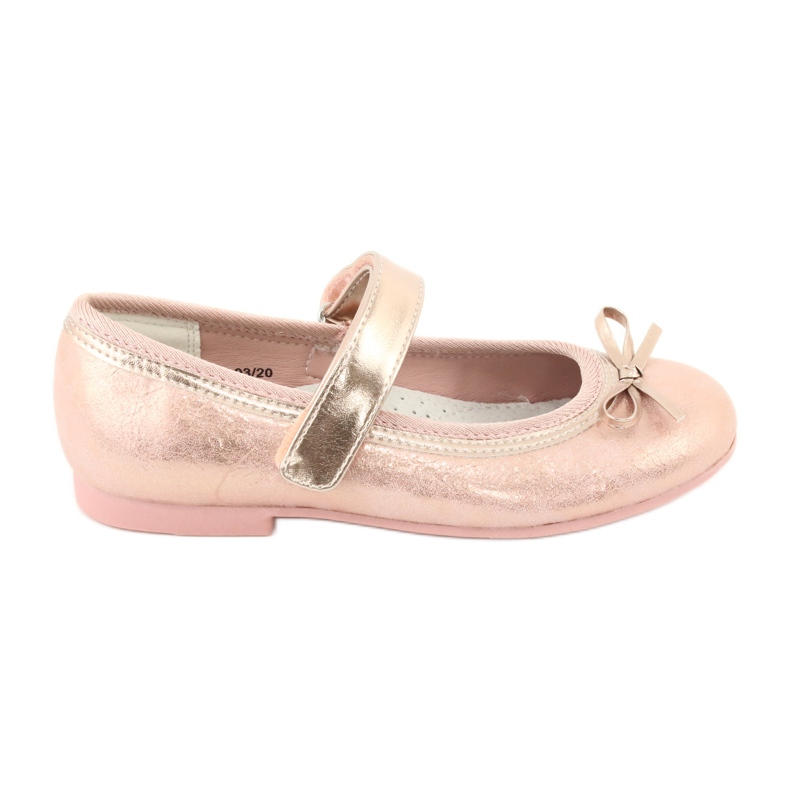 Bailarinas Golden Rose con lazo American Club GC03 / 20 rosado amarillo