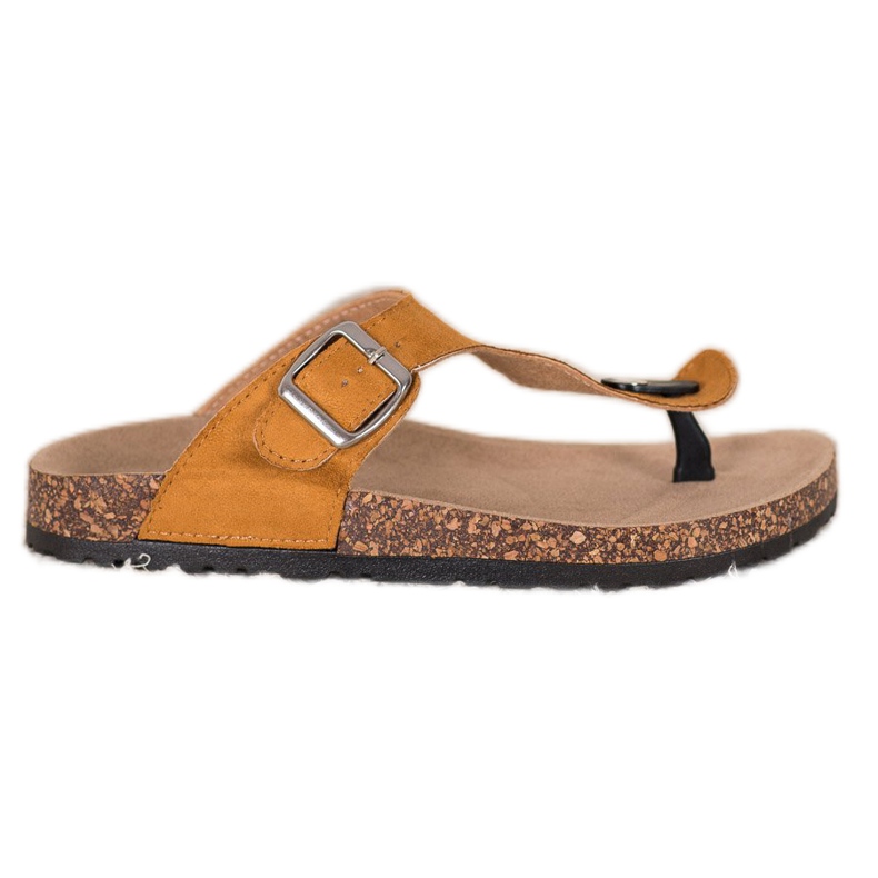 Cómodas chanclas VINCEZA marrón