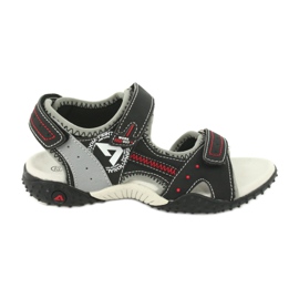 Sandalias deportivas niño American Club RL19/19 negro/gris