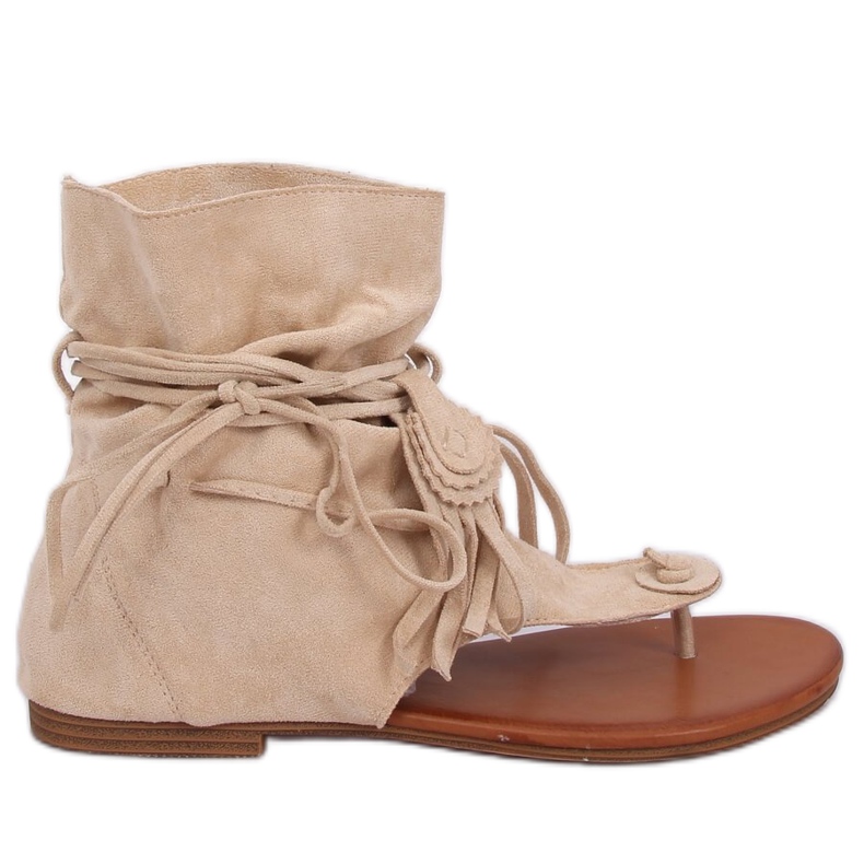 Chanclas con parte superior beige SL1010P Beige