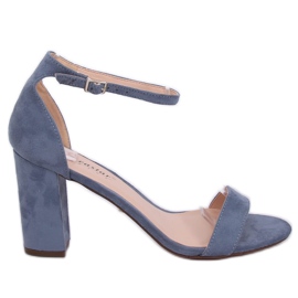 Sandalias de tacón azul CD59P Blue