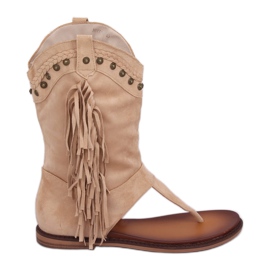 Chanclas beige NS131P Beige