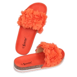 Zapatilla Flower Power naranja BG47P Naranja Ii Calidad
