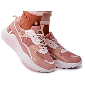 SEA Zapatillas deportivas de mujer Sneakers Blanco y Rosa Martina