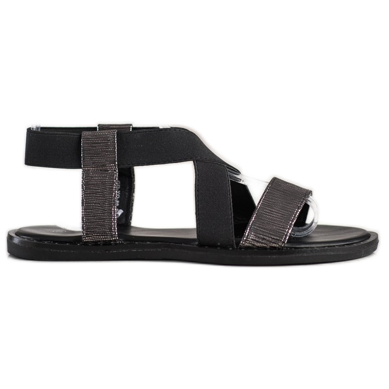 Goodin Cómodas sandalias negras negro
