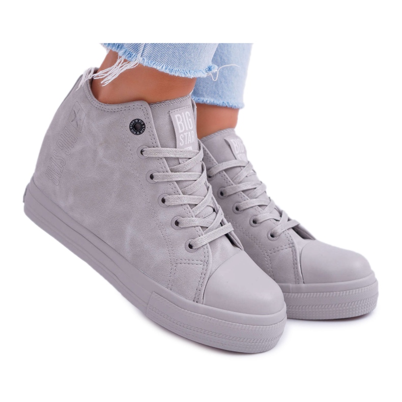 Zapatillas de Mujer Big Star Grey EE274122 gris