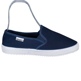 SHELOVET Zapatillas sin cordones en la plataforma azul