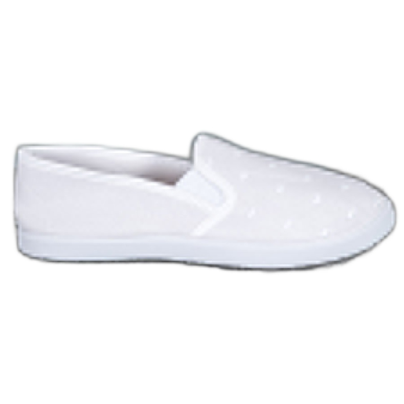 SHELOVET Slipons blancos en corazones