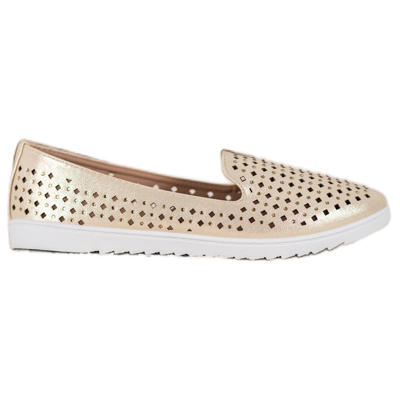 Renda Señores elegantes con cristales amarillo