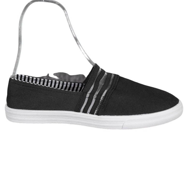 SHELOVET Zapatillas cómodas sin cordones negro
