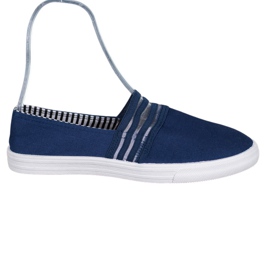 SHELOVET Zapatillas cómodas sin cordones azul