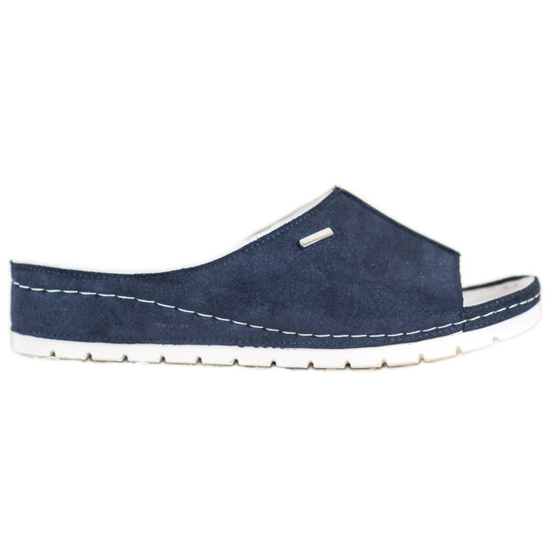 Cómodas zapatillas VINCEZA con purpurina azul