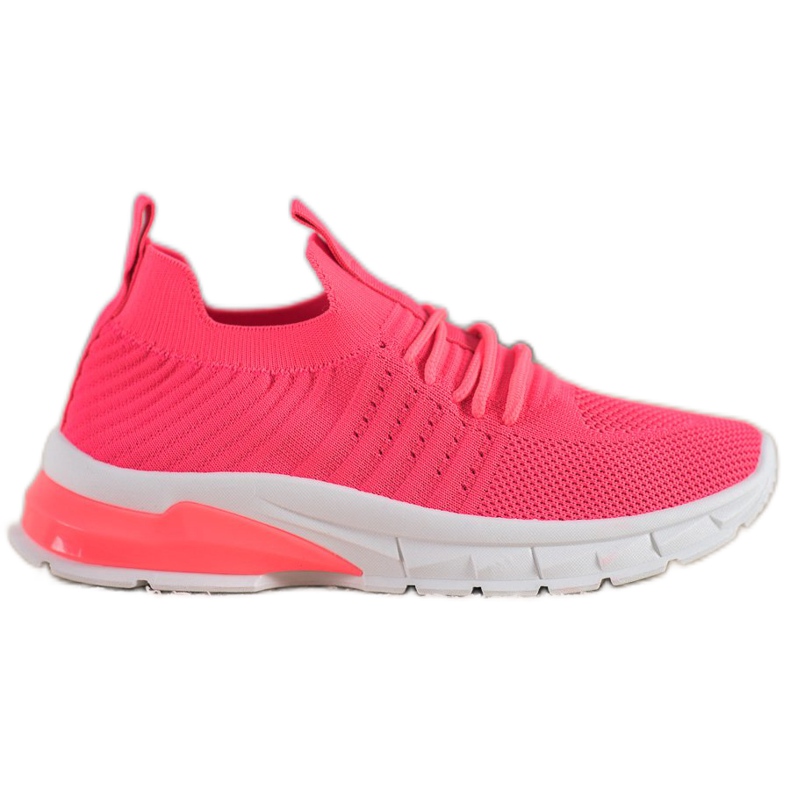 Bella Paris Zapatillas caladas rosado