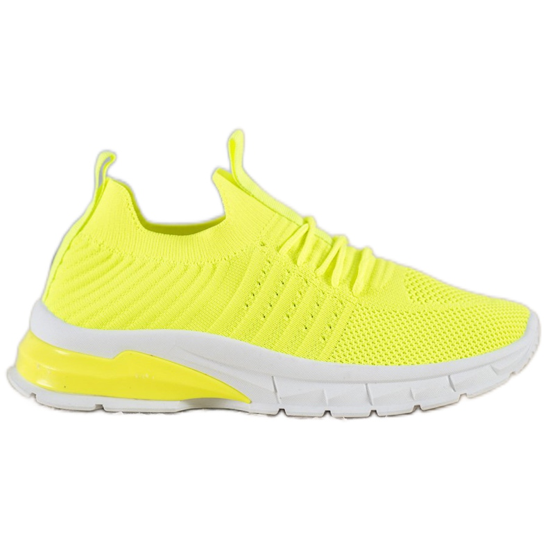Bella Paris Zapatillas caladas amarillo