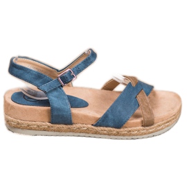 Kylie Sandalias alpargatas azul Kylie Sandalias alpargatas azul