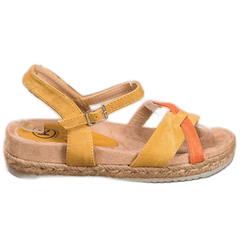 Kylie Sandalias alpargatas amarillo