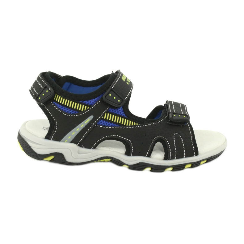 American Club Sandalias deportivas de niños Inserto de cuero RL30/20 Negro