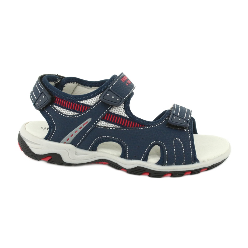 American Club Sandalias de niños Inserto de cuero RL30/20 azul marino