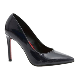 Zapatos de salón Isabella lacados en negro Lu Boo Zapatos de salón Isabella lacados en negro Lu Boo
