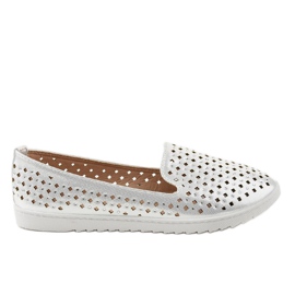 Zapatillas caladas azules DY-08 gris