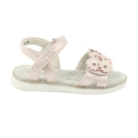 Sandalias rosas con lentejuelas perla American Club XD10/20 rosado