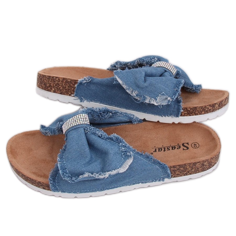 Zapatillas de lona en el corcho BG60P Celeste azul Zapatillas de lona en el corcho BG60P Celeste azul