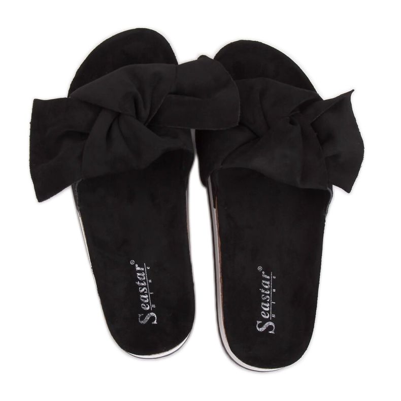 Pantuflas negras de mujer negras SS116P Negro