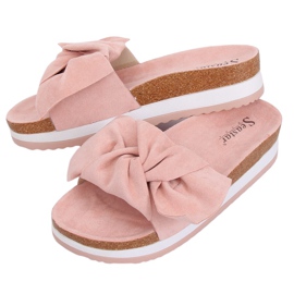 Pantuflas rosas de mujer SS116P Pink rosado