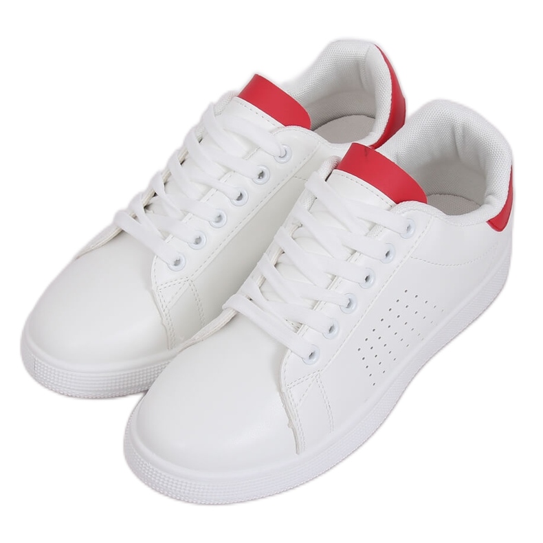 Deportivas blancas y rojas de mujer LV101P Red blanco rojo Deportivas blancas y rojas de mujer LV101P Red blanco rojo