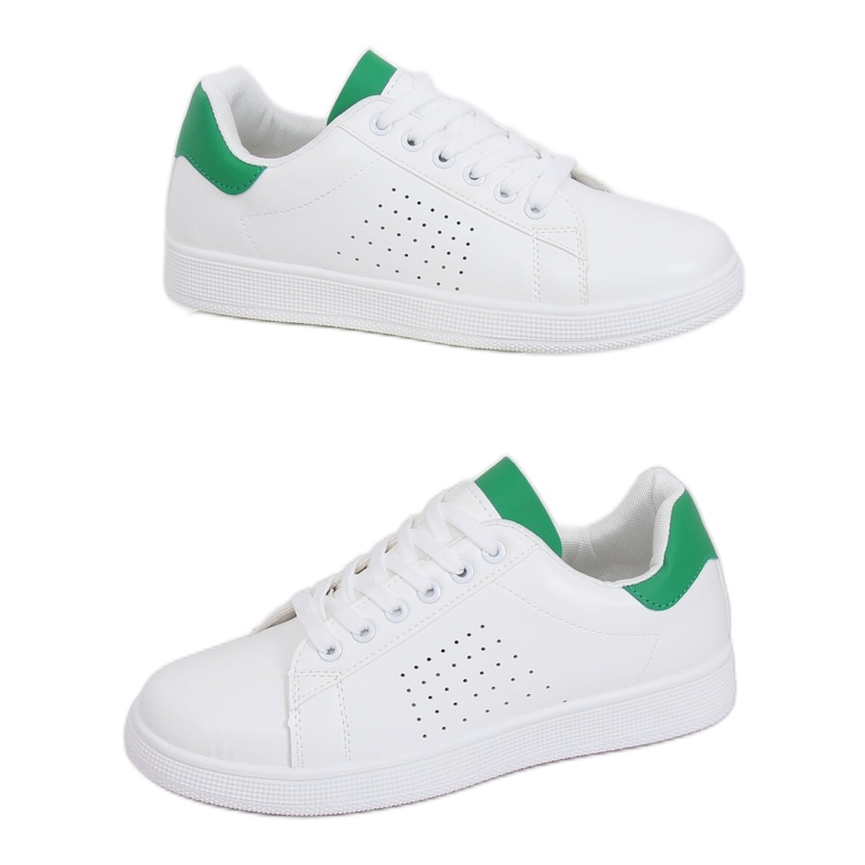 Zapatillas de mujer blancas y verdes LV101P Green blanco Zapatillas de mujer blancas y verdes LV101P Green blanco
