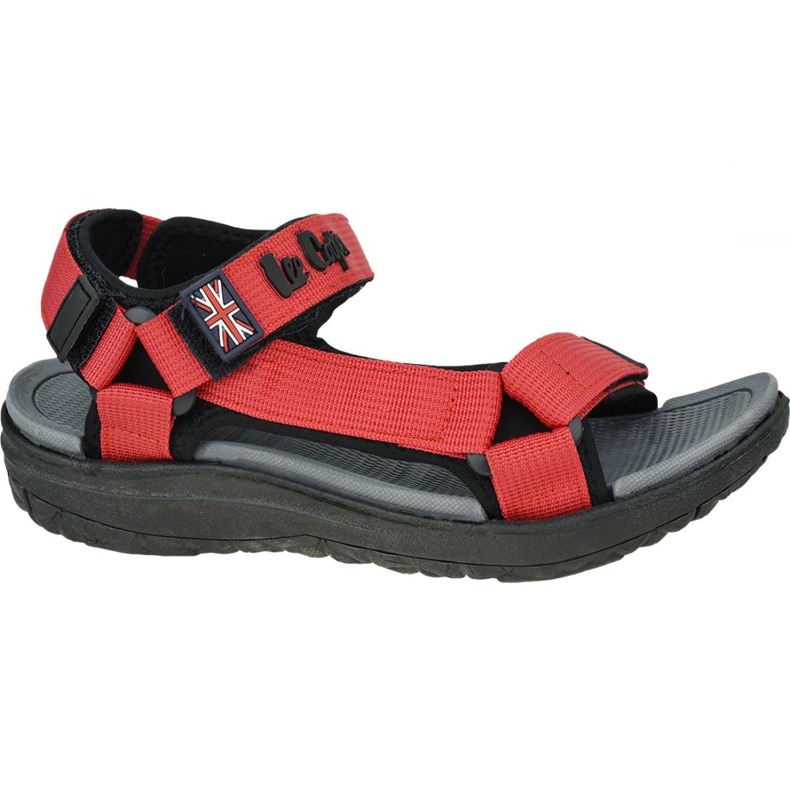Sandalias para mujer Lee Cooper LCWL-20-34-014 negro rojo