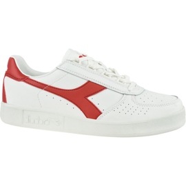 Zapatos Diadora B. Elite M 501-170595-01-C0823 blanco rojo