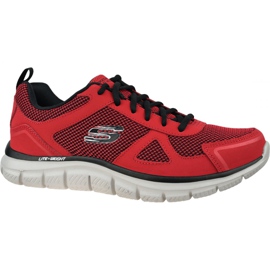 Zapatillas Skechers Track-Bucolo M 52630-RDBK rojo