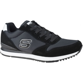 Zapatos Skechers Sunlite-Waltan M 52384-BLK negro azul