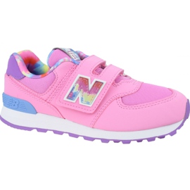 Zapatillas New Balance Jr YV574TDP azul rosado