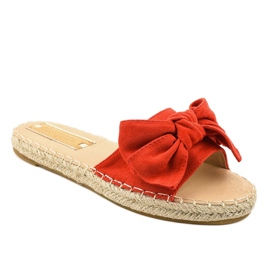 Chanclas rojas con lazo A648-ESP-1 rojo
