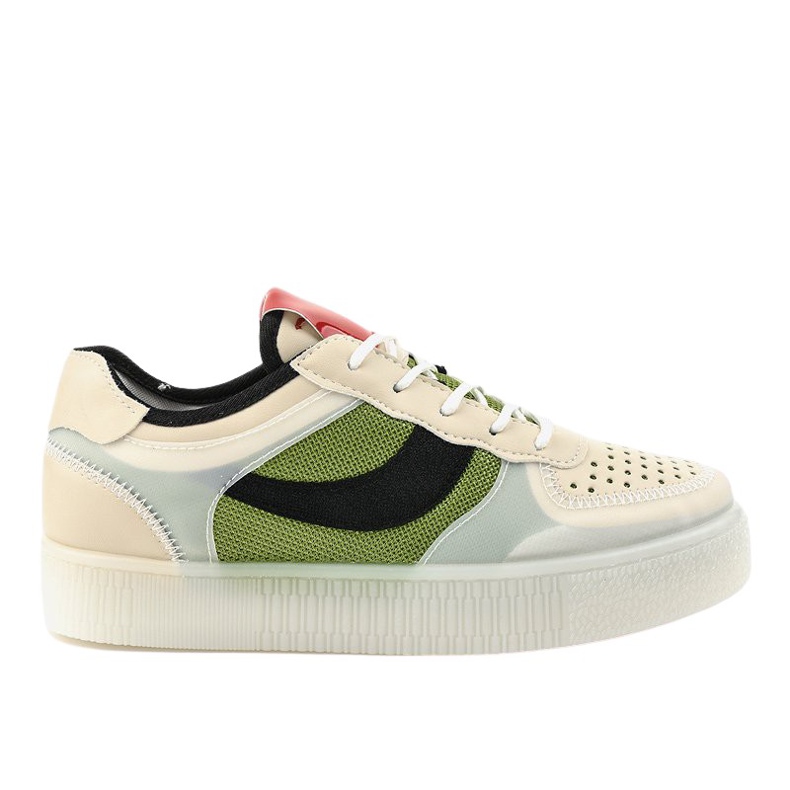 Zapatillas deportivas verdes LA51P sneakers multicolor