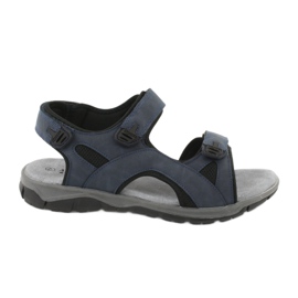 Sandalias deportivas American Club XD03 / 20 negro azul marino