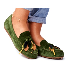 Mocasines Mujer Maciejka Leather Green 04494-09 / 00-5 verde