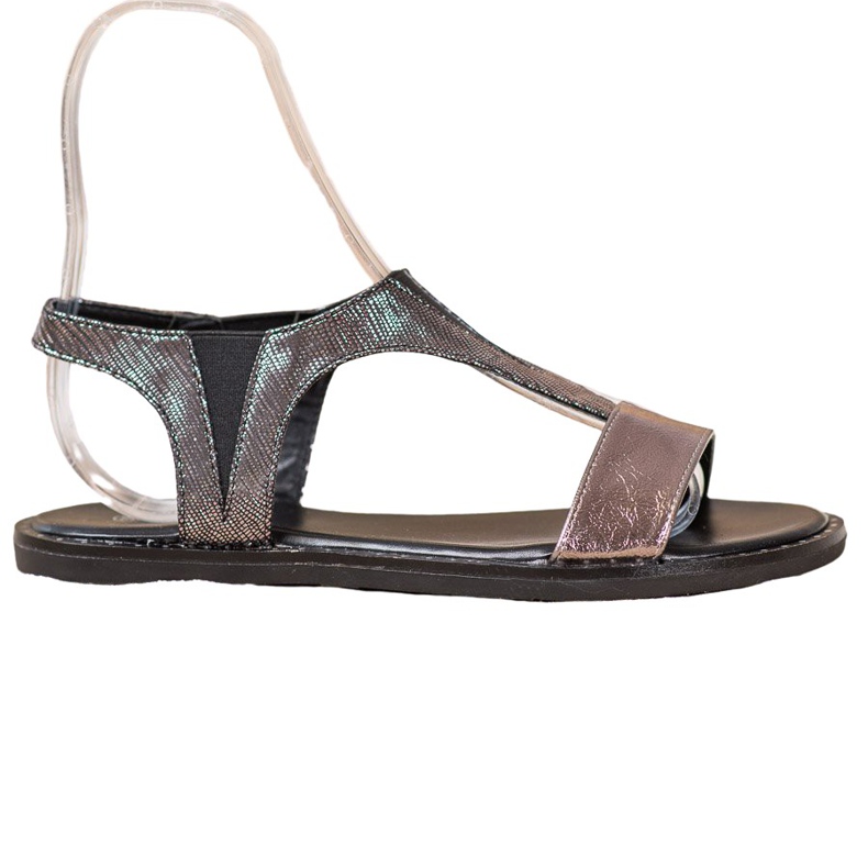 Goodin Sandalias elegantes sin cordones gris