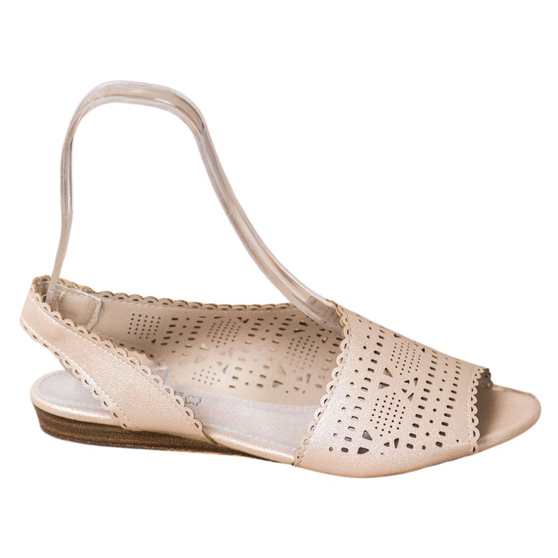 Goodin Sandalias doradas brillantes dorado Goodin Sandalias doradas brillantes dorado