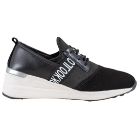 Zapatillas Look VINCEZA de piel negro